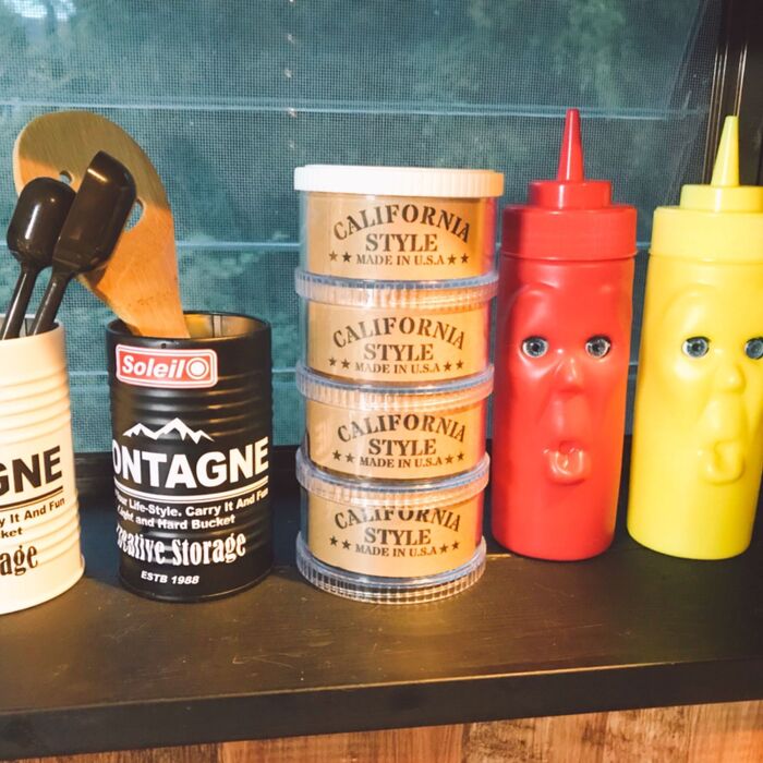 お弁当にはかかせない、アレを出しやすく見えない収納(⸝⸝⸝´ꇴ`⸝⸝⸝)