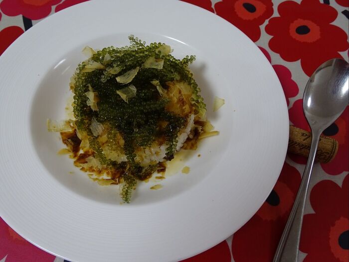 温玉とカツヲ香るGreen caviar 丼 現る!!