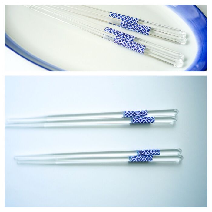 食洗機OK!!夏にピッタリ透明のニトリのお箸は涼しげ度№1
