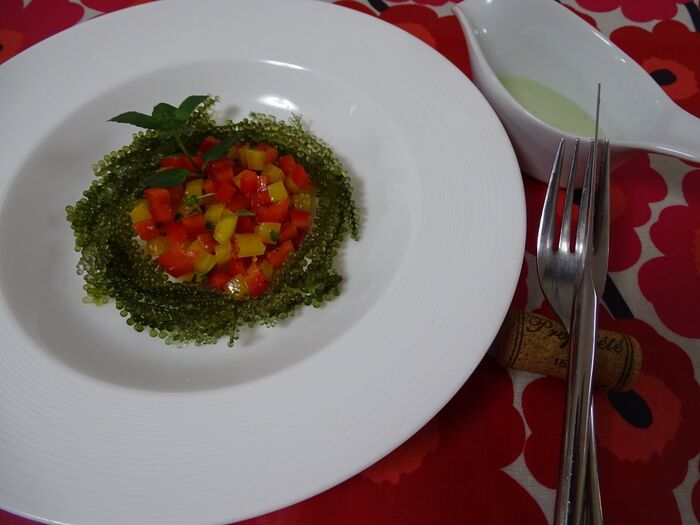 Green caviarのおしくら饅頭、ざわめくパプリカ達!!