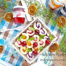 100均雑貨でインスタ映えを作る♪フルーティロールサンドの『ジュエリーボックス』