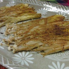 エノキの香ばしカレー粉焼き