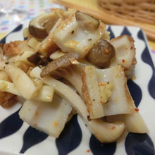 3分☆ ちくわとエリンギのぺペロンチーノ