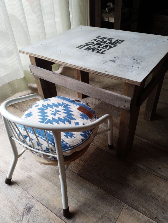 子どもの座布団として