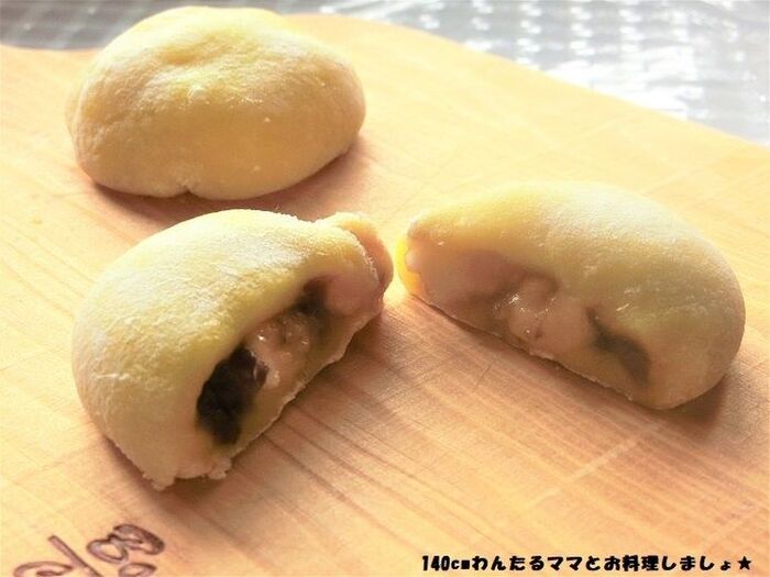 レンジで簡単★バナナ大福