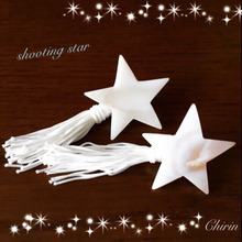 流れ星のピアス☆材料は100均のアレ!