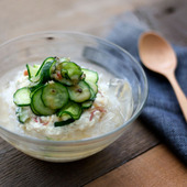 夏バテ解消!豆腐を使った爽やかヘルシーメニュー♪【冷汁風 豆腐ごはん】