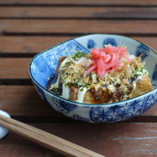厚揚げでたこ焼き風