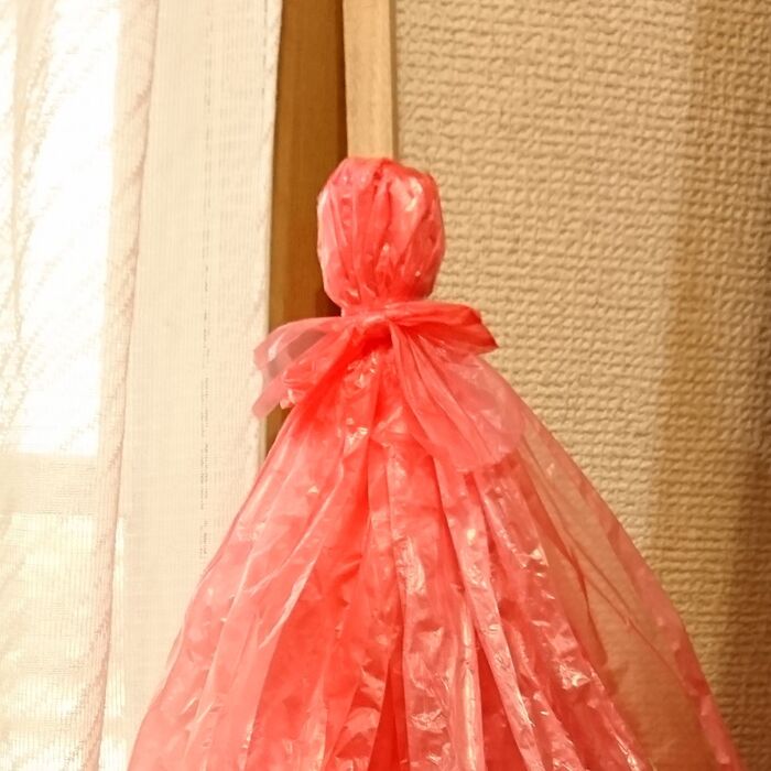 くるんとして結ぶ