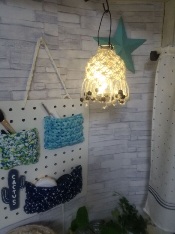 【空きびんリメイク】100均プラスで憧れのBOHOスタイル照明をDIY