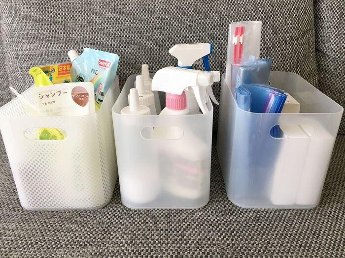 【ダイソー】積み重ねBOXの収納例