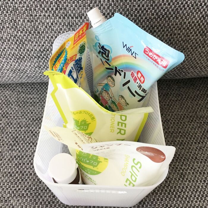 洗面所のストック管理で使う