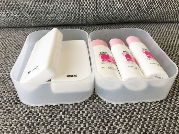 救急箱の中で使う 2