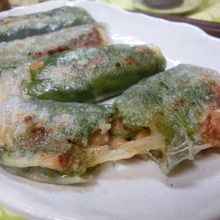ビールまで3分☆ 納豆チーズのライスペーパー巻き焼き