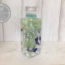 ジュエリーヤーンを巻くだけでキラキラ瓶に