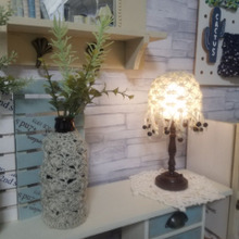 【空きびんリメイク】100均にプラスするだけ!スタンドライトをDIY