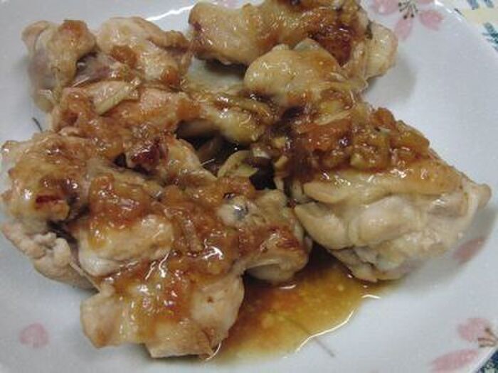 疲労回復、傷み防止にも☆ 開き手羽元の梅にんにく焼き