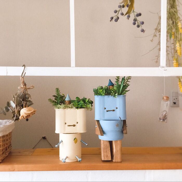 空き缶ロボットくんを簡単に!