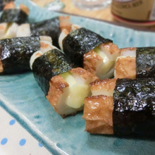 3分でおつまみ♪ ちくわの柚子胡椒チーズ磯辺焼き