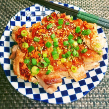 皮パリッパリ♡ビールが進む!旨辛香ばし醤油の皮パリチキン