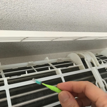エアコン掃除♬歯間ブラシがイイ仕事します!