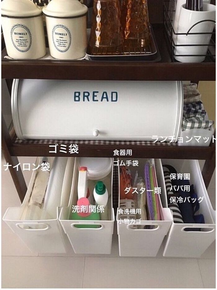 ファイルボックスも収納ケースとして…