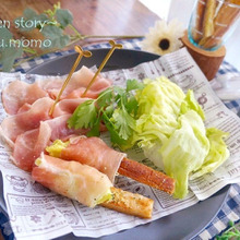 サクサクパンミミの『スティッククルトン』でオードブル♪