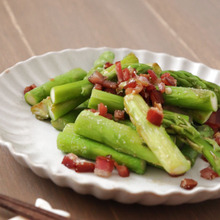 アスパラのベーコンチーズ焼き