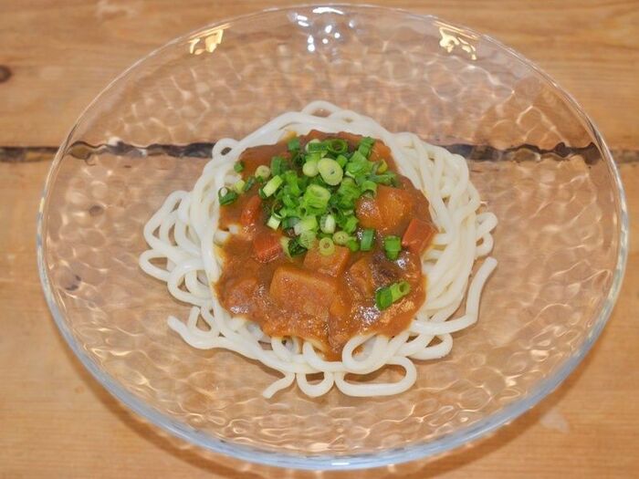 【#限界レシピ1】もう限界…そんなときの 渾身のぶっかけカレーうどん