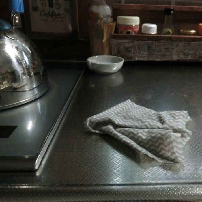 シンク周りの拭き掃除は、もちろん…