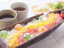 七夕そうめん☆星の氷で涼しさアップ!