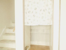 不要なレースカーテンのリメイク★目隠しでスッキリ