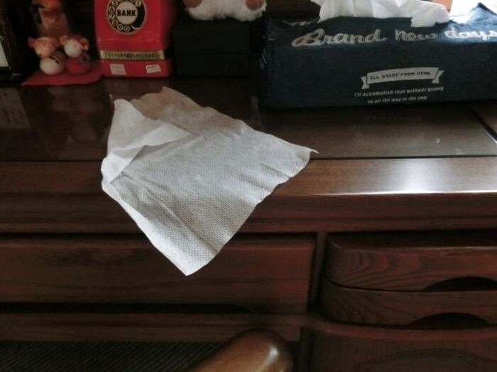 食卓は、もちろん!家具を拭いたり…