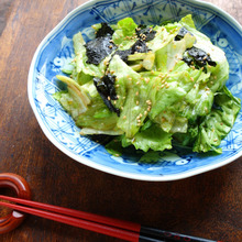 レタスと海苔のナムル