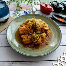 あと一品という時に!火を使わないネギまみれの厚揚げ