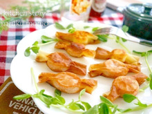 3分調理♪ビールのおつまみに★魚肉ソーセージとチーズのキャンディー包み♪