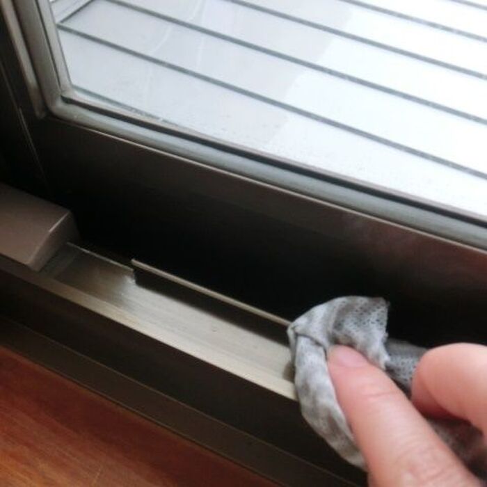 気が付いたら…?!のサッシの拭き掃除にも便利です♪