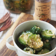 箸が止まらない♪ピエトロきゅりのキュウちゃんごま醤油ガーリック味