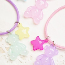 ダイソーの可愛いビーズで簡単ハンドメイド(1)~ヘアゴム~