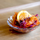 おしゃれで簡単!「フルーツ×野菜」でもう一品【人参とオレンジのクランベリーラぺ】