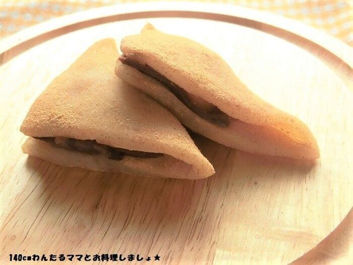 電子レンジで簡単★チョコバナナ生八つ橋