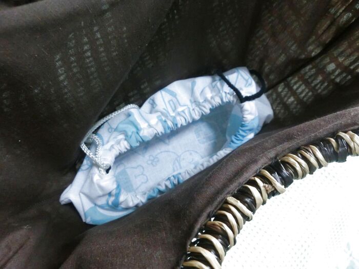 バッグの中に入れても