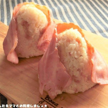 簡単★天かすと葱のベーコン巻きおにぎり