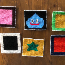 余った毛糸で毛糸刺繍✨