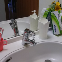 ☆SeriaとDAISOで 夏色スッキリ洗面台☆