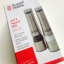 スタイリッシュで機能的!片手でワンプッシュ!電動ペッパーミル