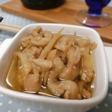 名店の味をアレンジ♪ 簡単☆ 鶏皮の生姜煮