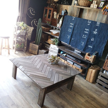 すのこと2✕4材で作るヘリンボーン柄のローテーブルをdiy