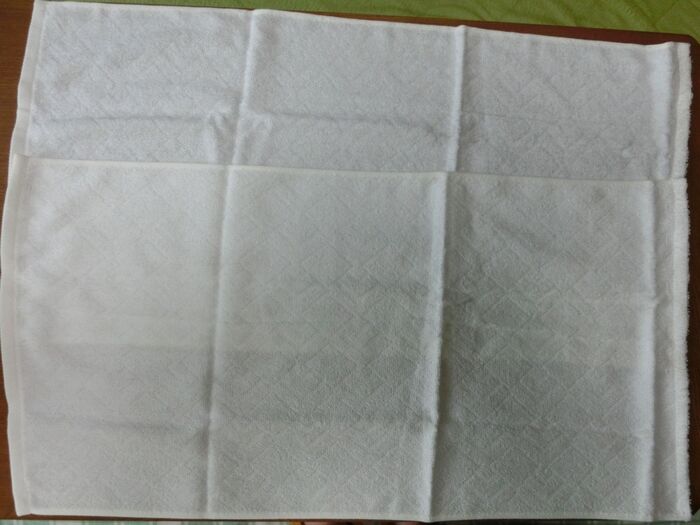 3.タオルを重ねる