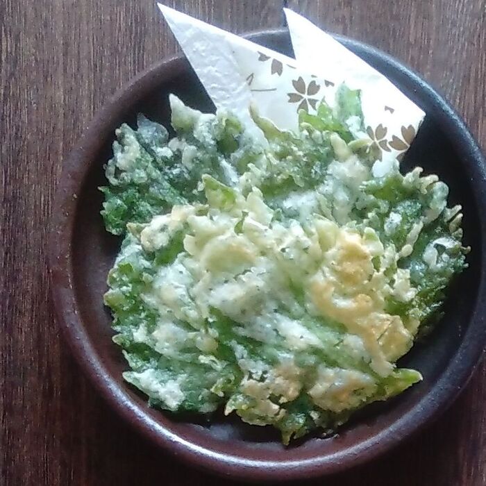 ②大葉の天ぷらと他の具材